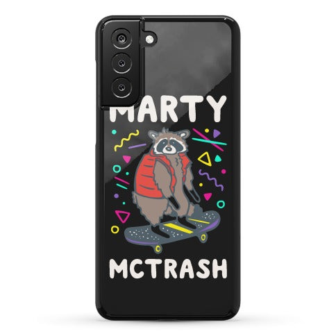 Marty McTrash Raccoon Parody Phone Case