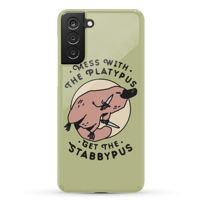 Mess With The Platypus Get the Stabbypus Phone Case