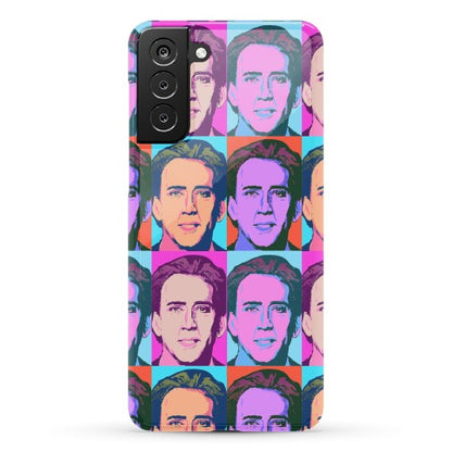 Nicolas Cage Pop Art Parody Phone Case