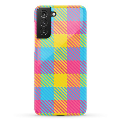 Pan Pride Flag Plaid  Phone Case