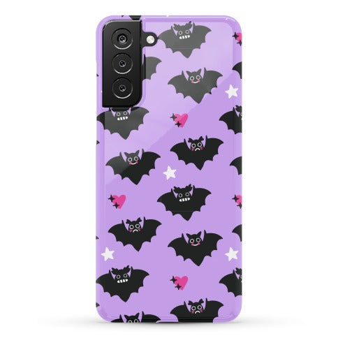 Pastel Goth Bats Pattern Phone Case