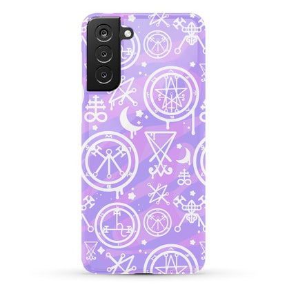 Pastel Goth Demon Sigil Pattern Phone Case