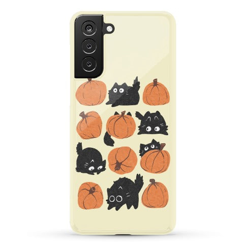 Pumpkin Cats Phone Case