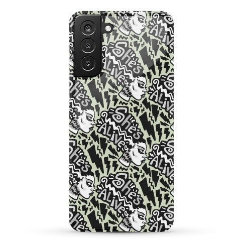 She's Alive Bride of Frankenstein Parody Phone Case