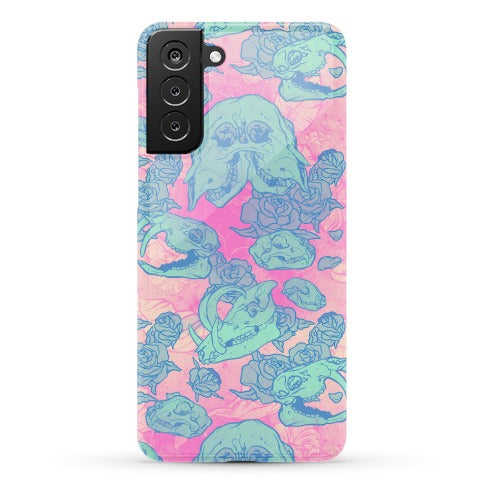 Skulls and Flowers Phone Case