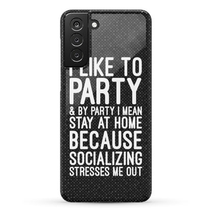 Socializing Stresses Me Out Phone Case