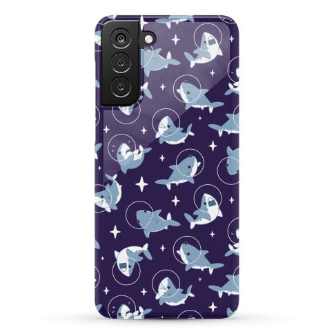 Space Shark Pattern Phone Case