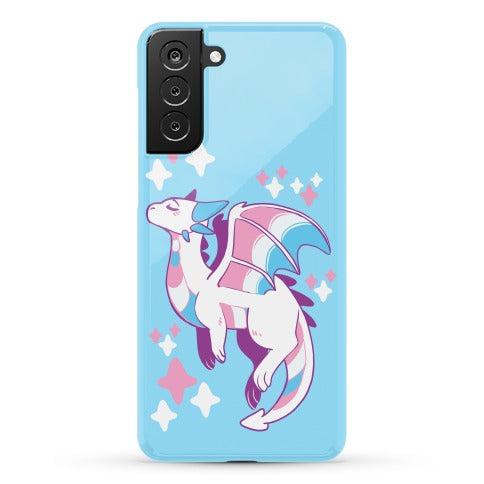 Trans Pride Dragon Phone Case