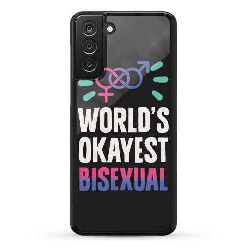 World's Okayest Bisexual Phone Case