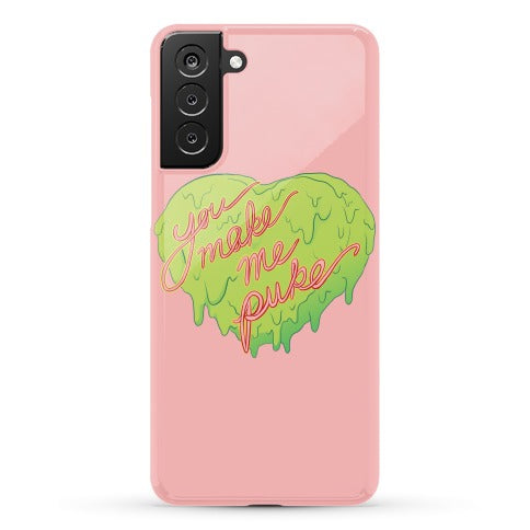 You Make Me Puke - Conversation Hearts Phone Case