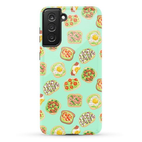 Avocado Toast Pattern Phone Case