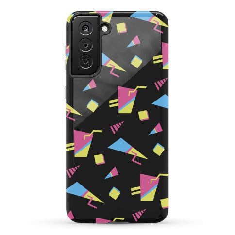 Black 80s/90s Pattern Phone Case