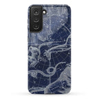 Blue and White Constellations Phone Case