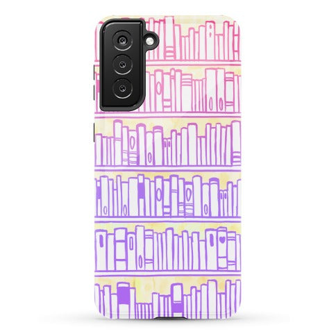 Bookshelf Pattern Phone Case