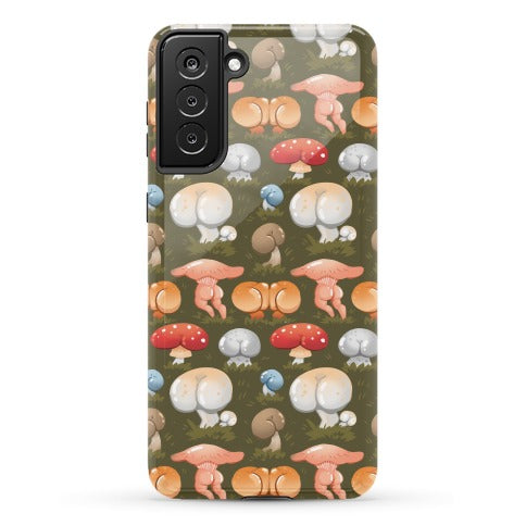 Butt Mushroom Pattern Phone Case