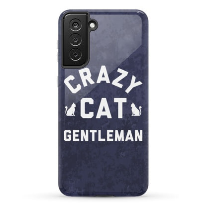 Crazy Cat Gentleman Phone Case