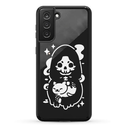 Death and Kitty Phone Case