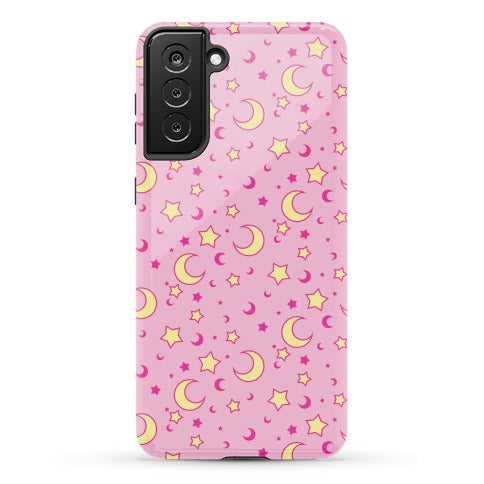 Dreamy Pastel Moon And Stars Phone Case