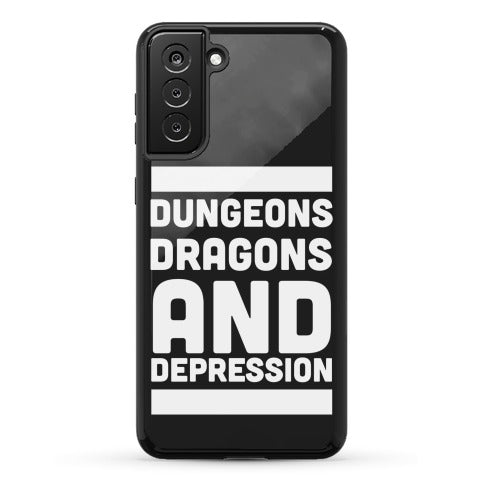 Dungeons, Dragons and Depression  Phone Case