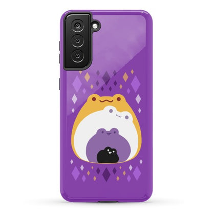 Frogs In Frogs In Frogs Nonbinary Pride Phone Case