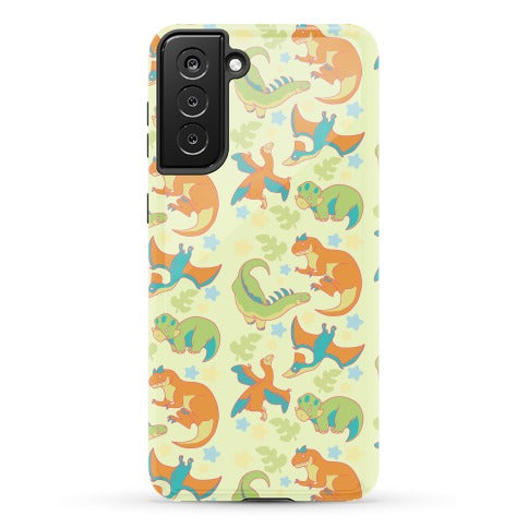 Funky Dinosaur Friends Pattern Phone Case