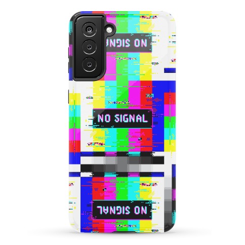 Glitchy No Signal Bars Phone Case