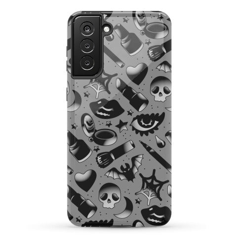 Goth Makeup Pattern Phone Case