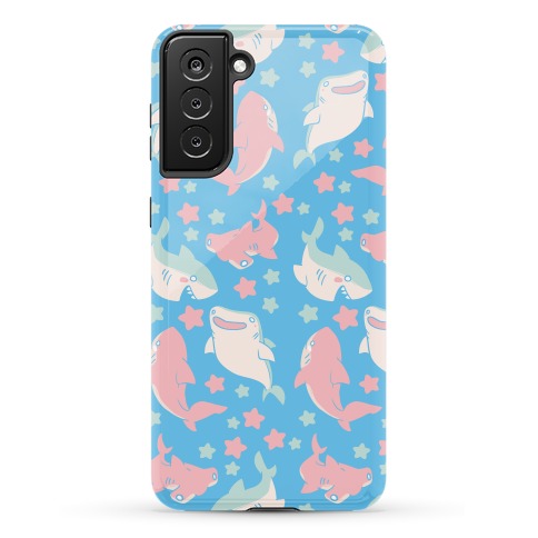 Happy Shark Pattern Phone Case