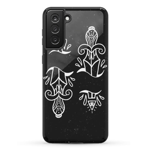 Illuminati Tattoo Daggers Phone Case