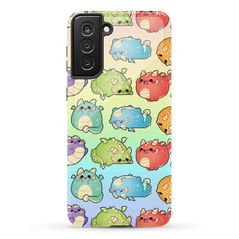 Kawaii Dragons Pattern Phone Case