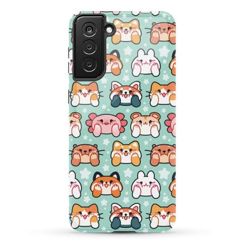 Kawaii Squishy Face Animals Phone Case