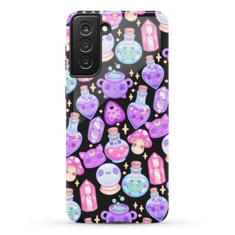 Kawaii Witchy Pattern Phone Case