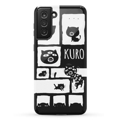 Kuro Cat Pattern Phone Case