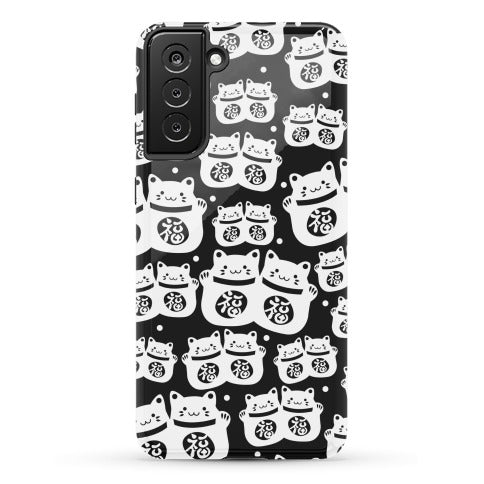 Lucky Cat Pattern Phone Case