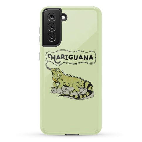 Mariguana Marijuana Iguana Phone Case