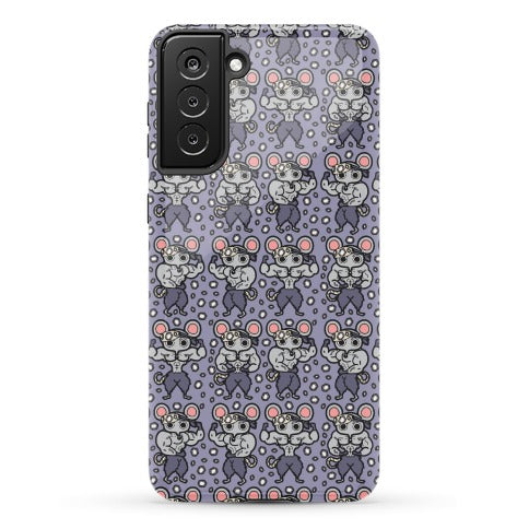 Muscle Mice Pattern Parody Phone Case