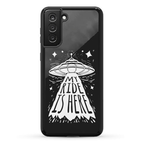 My ride Is Here Phone Case