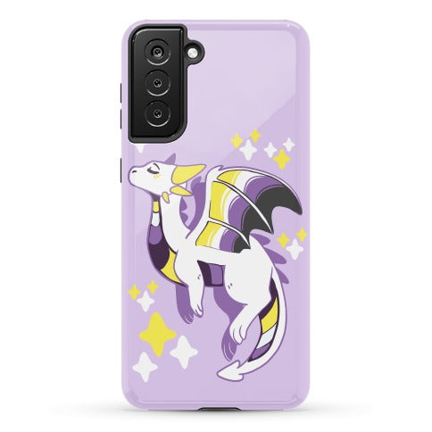 Non-Binary Pride Dragon Phone Case