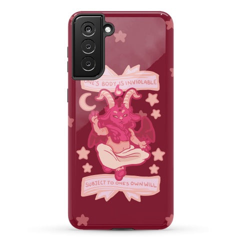 One's Body Is Inviolable Subject To One's Own Will Phone Case