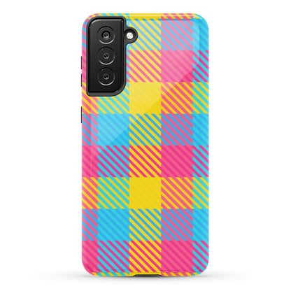Pan Pride Flag Plaid  Phone Case