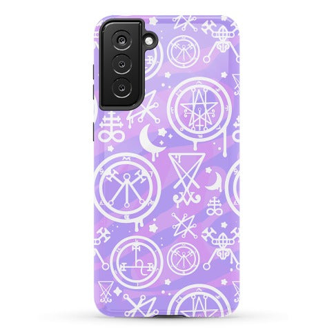 Pastel Goth Demon Sigil Pattern Phone Case