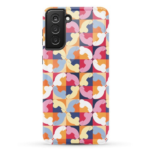 Penis Tile Pattern Phone Case