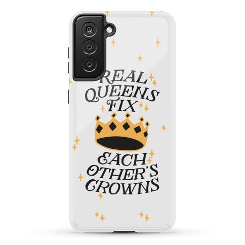 Real Queens Fix Each Other's Crowns Phone Case