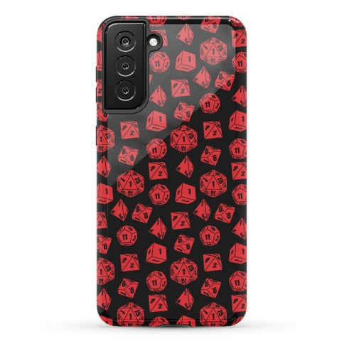 RPG Dice Pattern Phone Case