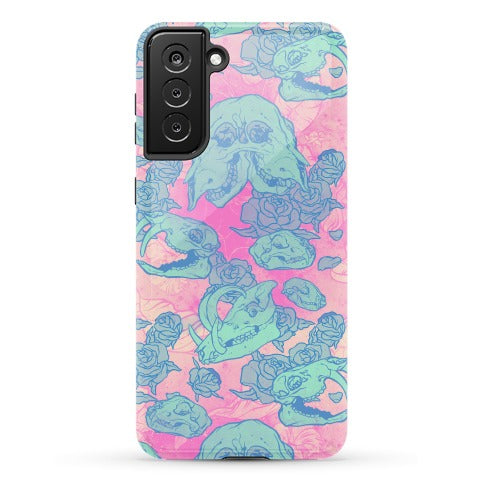 Skulls and Flowers Phone Case