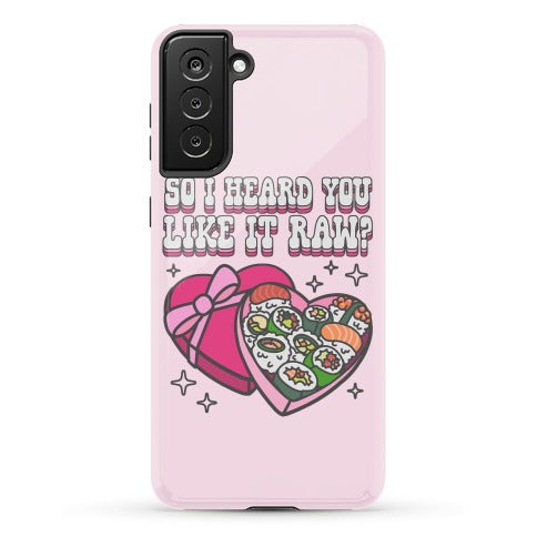 So I heard you like it raw? Sushi Heart Box Phone Case