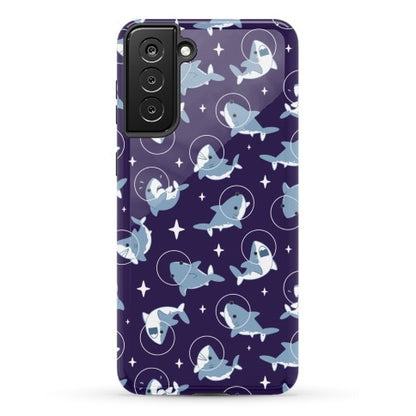 Space Shark Pattern Phone Case