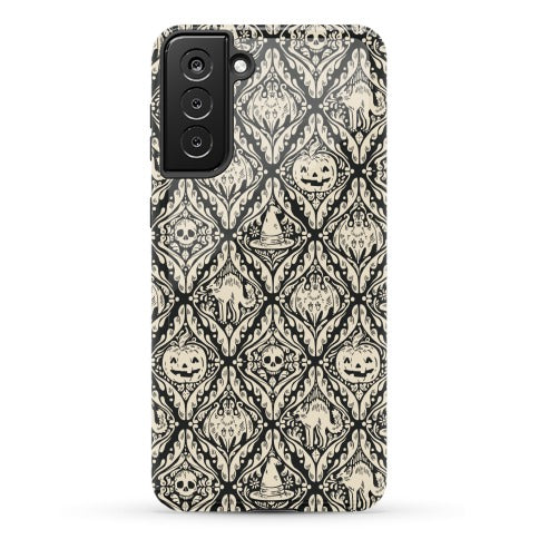 Spooky Vintage Halloween Pattern Phone Case