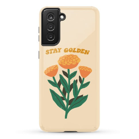 Stay Golden Marigolds Phone Case
