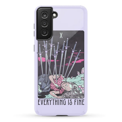 Ten Of Swords (Everything Is Fine) Phone Case